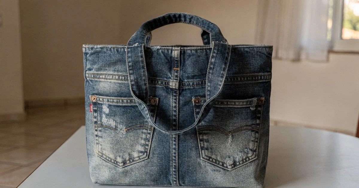 Convierte tus jeans viejos en un bolso de diseñador gratis: ¡El truco que todos quieren saber!