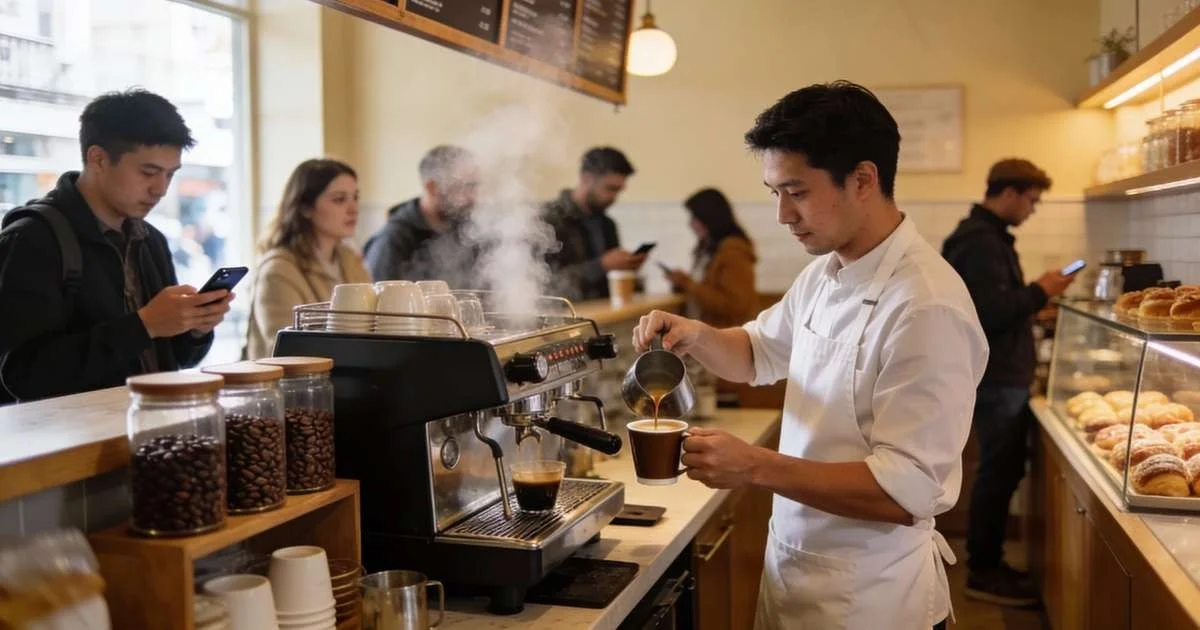 ¿Cuántos cafés necesitas vender para pagar un salario mensualmente?