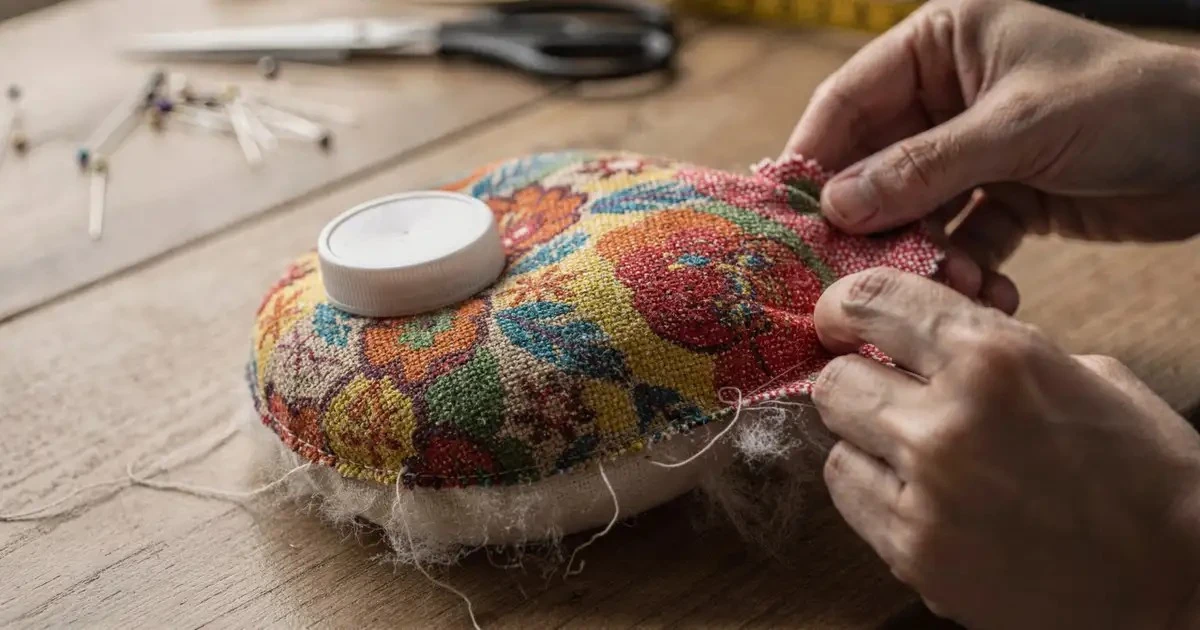 El alfiletero DIY con tapón de botella: ¡Tu aliado secreto para la costura!