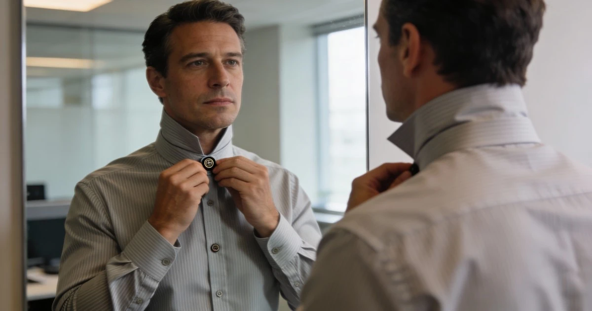 El nudo infalible para que el botón de tu camisa no se caiga en plena reunión