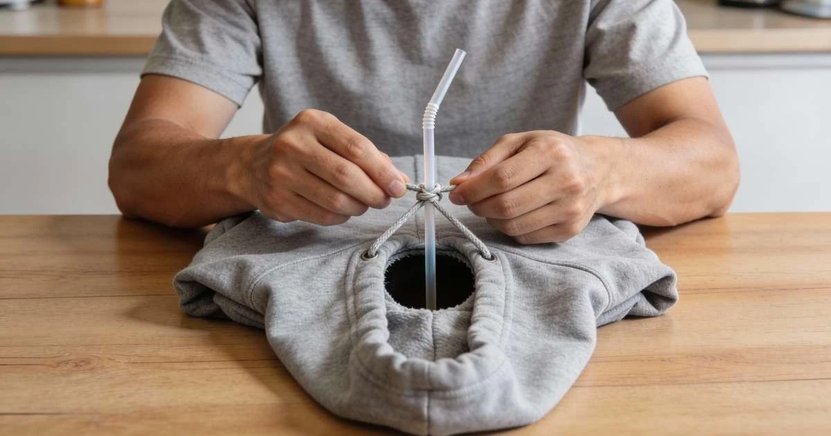 El truco del canuto: cómo pasar el cordón del chándal sin que se enrede