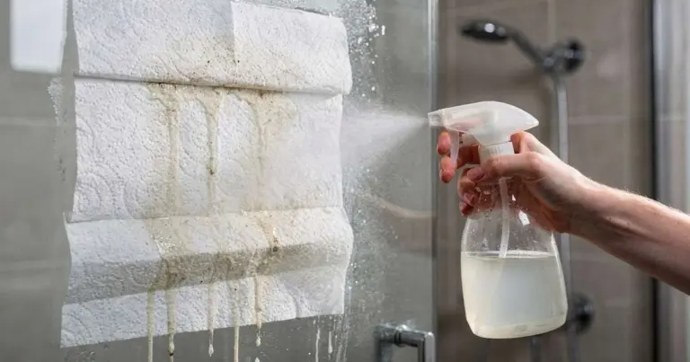 El truco del vinagre blanco que deja tu baño reluciente sin frotar