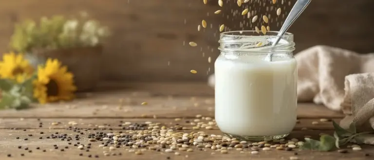 Linaza molida en kéfir: el secreto para una digestión óptima que pocos conocen