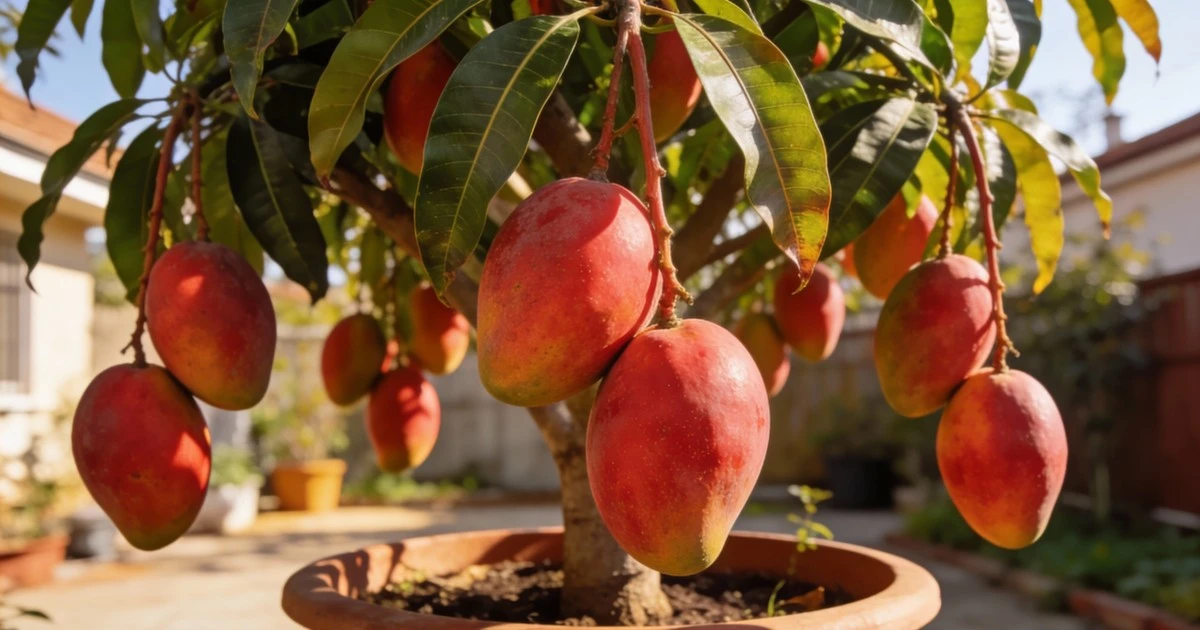 Mango Palmer en Maceta: El Néctar Secreto Que Hará Palidecer Postres de Restaurante