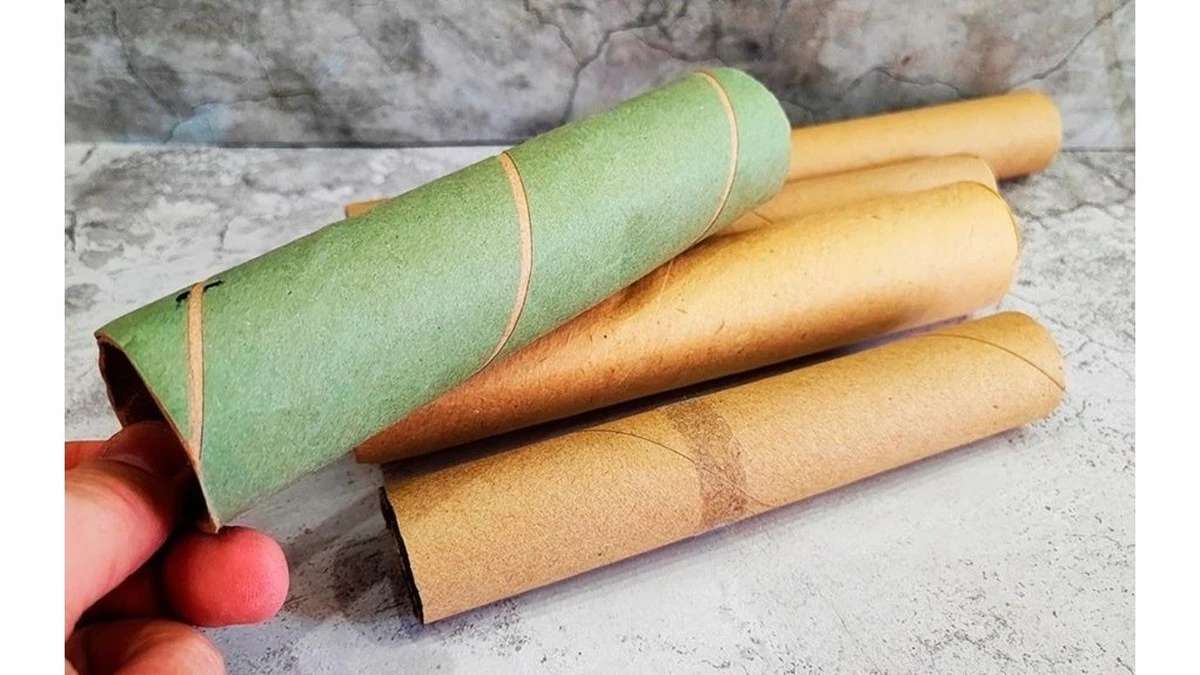 3 usos secretos del tubo de cartón de papel de cocina que te harán la vida más fácil