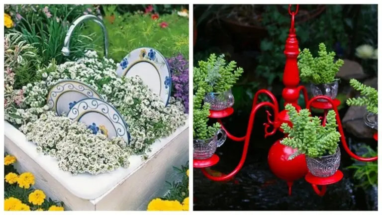 5 tesoros reciclados que transformaron mi jardín de invierno