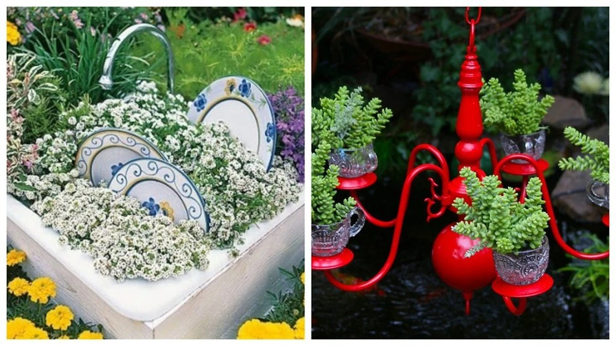 5 tesoros reciclados que transformaron mi jardín de invierno