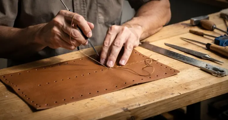 Cinco trucos para coser cuero a mano sin romper la aguja