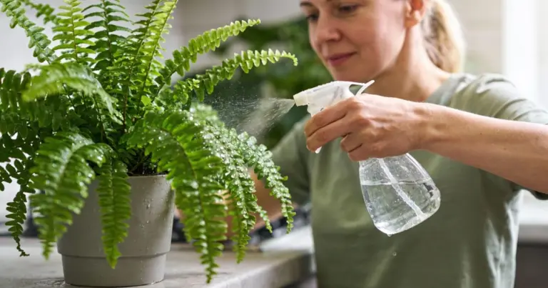Cómo revivir tu helecho moribundo con un simple truco de pulverizador