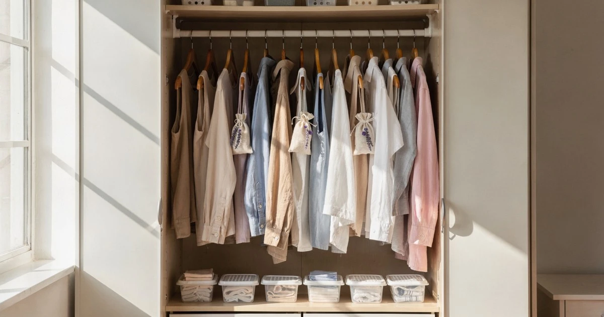 Elimina el olor a cerrado del armario con este perfume de primavera casero