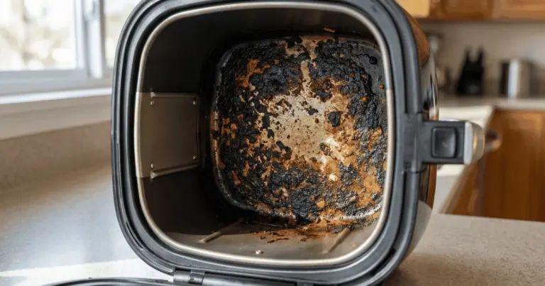 El truco del vapor con detergente que limpia tu Air Fryer en minutos (sin fregar)