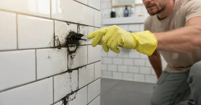 El truco secreto de los expertos para un baño reluciente sin fregar (y sin ese moho negro que vuelve)