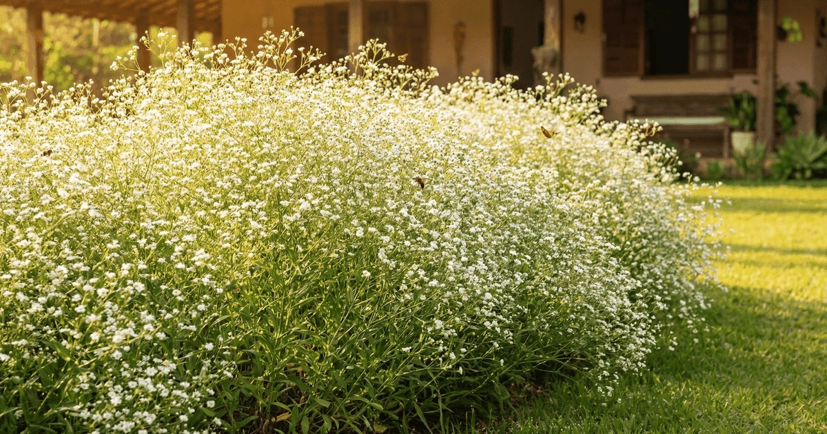 Gipsófila: la flor que hará tu jardín un mar de flores (y olvidándote de las petunias)