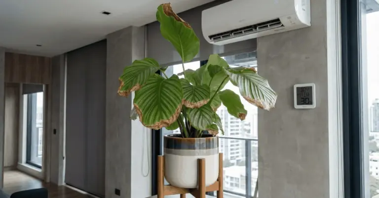 Hojas de tu planta con puntas marrones: la causa oculta que no es el riego