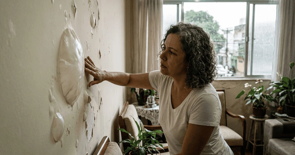 La pintura de tu pared se hincha y libera un polvo blanco: tu casa te está hablando