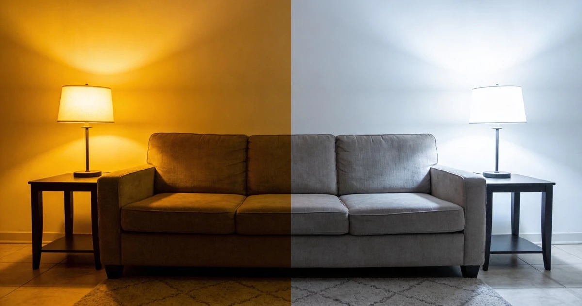 Luz amarilla vs. blanca: ¿cuál es la clave para que tu casa destaque?