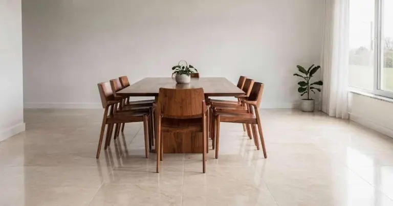 Porcelanato vs. Cerámica: ¿Cuál resiste mejor las sillas en tu sala para 2026?