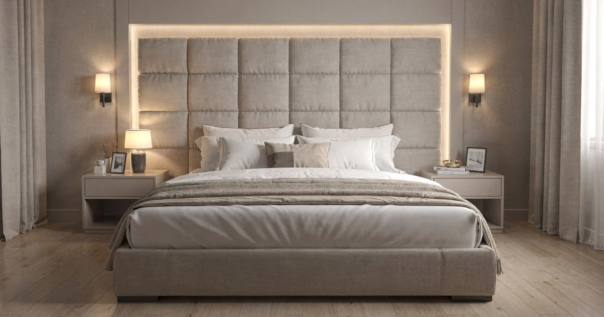 Por qué los cabeceros tapizados hacen tu dormitorio más acogedor