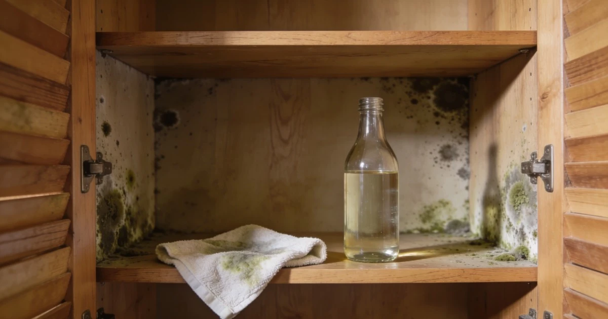 Vinagre o lejía: el mejor truco para eliminar el moho y el olor a cerrado de tu armario