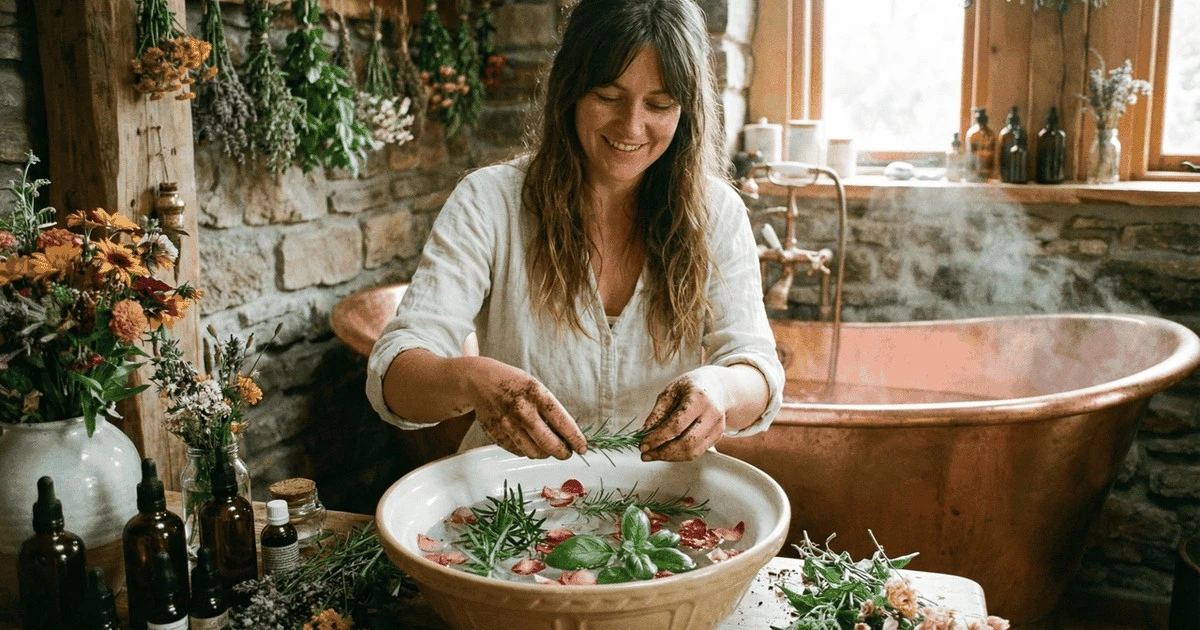 Cambié duchas rápidas por baños florales y mi intuición me sorprendió con la purificación total de mi cuerpo