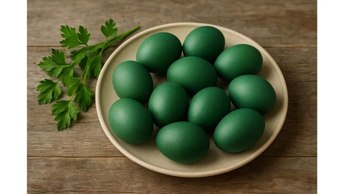 Colores de Pascua: la forma secreta de teñir huevos de verde esmeralda con lo que ya tienes en la nevera.